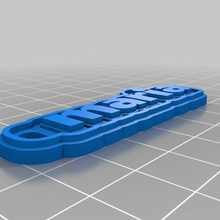 manuelkeychain customized keychains 3d print model - Mito3D