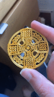 manx roue traverser île homme celtique bijoux païen 3d print model - Mito3D