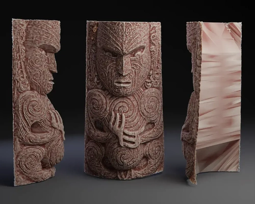 maori escultura arte zelândia 3d print model - Mito3D