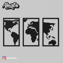 map - decoration ready print home decor bedroom art world geography countries country america asia oceania africa europe south island frames 3d print model - Mito3D