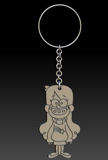 mapel keychain gravity falls stl 3d print model - Mito3D