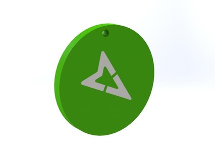 mapillary keychain coins 3d print model - Mito3D