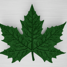 maple leaf maple leaf nature plant tree forest foliage bush baroque flora miniatures green fallen leaves down fall art signs logos signs logos 3d print model - Mito3D