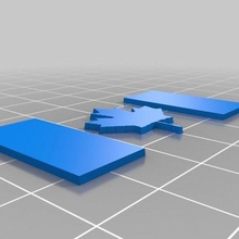 acero foglia portachiavi dualstrusion makerbot parametrico utile Portachiavi 3d print model - Mito3D
