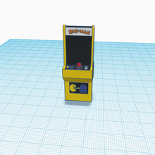 maquina arcada pacman juego tinkercad 3d print model - Mito3D