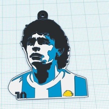Maradona anahtarlık 3d print model - Mito3D