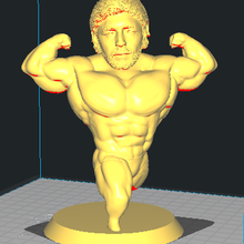 maradona muscular art god diego armando strong athletic football footballer physical 3d print model - Mito3D