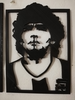 Maradona monde tasse image Argentine messi Qatar 2023 1986 décoratif peinture 3d print model - Mito3D