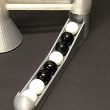 marble compatible 8 finish ramp game machine race track construction toys 3d print model - Mito3D