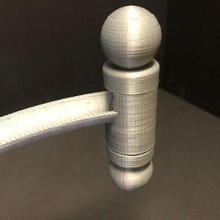 marbre compatible Balle tube casquettes Jeu machine course Piste construction jouets 3d print model - Mito3D
