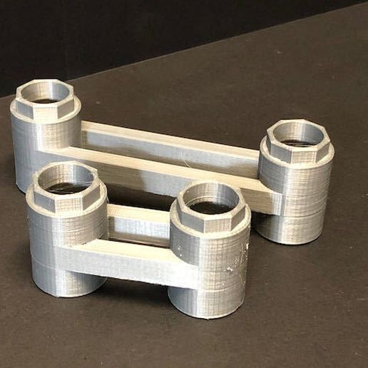 mermer uyumlu bağlantılı tek yükselticiler 2 oyun 100mm makine yarış Izlemek inşaat oyuncaklar 3D print model - Mito3D