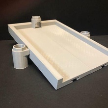 marbre compatible large format clair contribution rampe Jeu machine course Piste construction jouets 3d print model - Mito3D