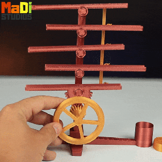 Marmor Spiel madistudios zlay Ballmaschine Spielzeug 3d print model - Mito3D