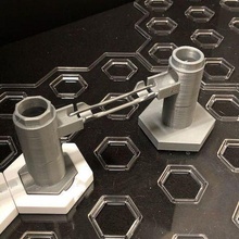 marble gravitrax transition bridge game machine race track construction toys 3d print model - Mito3D