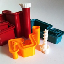mármol laberintos de 3 modelos juego juguete laberinto ejecute procedimiento 3d print model - Mito3D