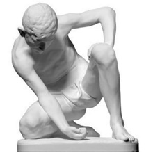 marble player art 3d print model - Mito3D