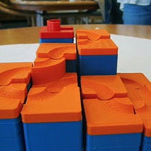 de mármol la rampa bricolaje canicas juego personalizable 3d print model - Mito3D