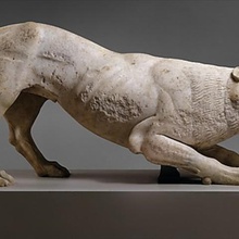 statue en marbre de lion outil met3d metmuseum rencontré musée la sculpture L'impression 3d 3d print model - Mito3D