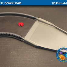 mermer kubbe adaptör Izlemek Spor Dalları yarış modüler pisti oyuncak kök 3d print model - Mito3D