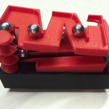 marblevator mini zigzag edition track game 3d print model - Mito3D