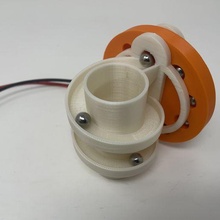 marblevator wheel spirals gadget marble machine autodesk fusion 360 ultimaker 3d print model - Mito3D