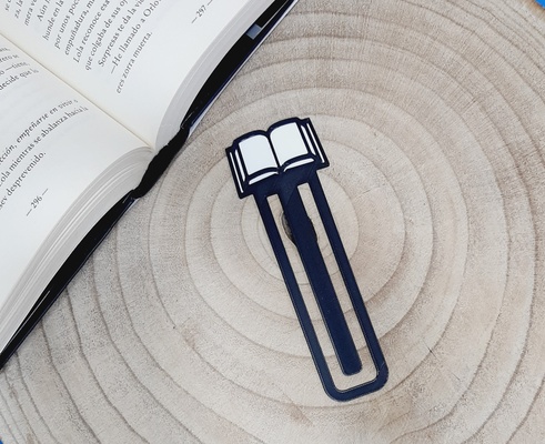 marcap ginas libro book bookmark home bookmarks read gift 3d print model - Mito3D
