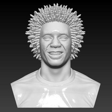 marcelo busto 3d pronto per la stampa gadget il real madrid brasile soccers calcio 3d print model - Mito3D