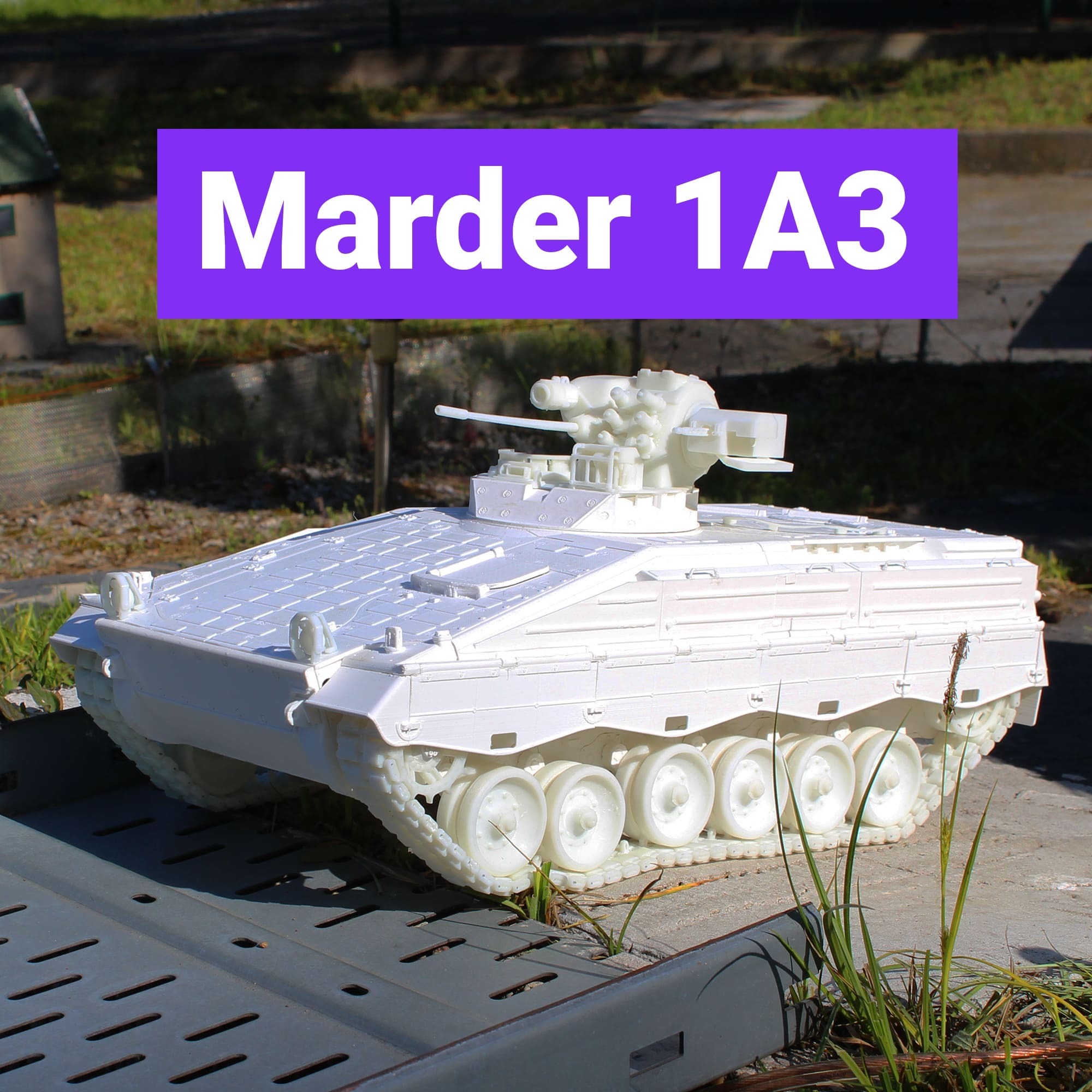 marder 1a3 rc tank 3D print model - Mito3D