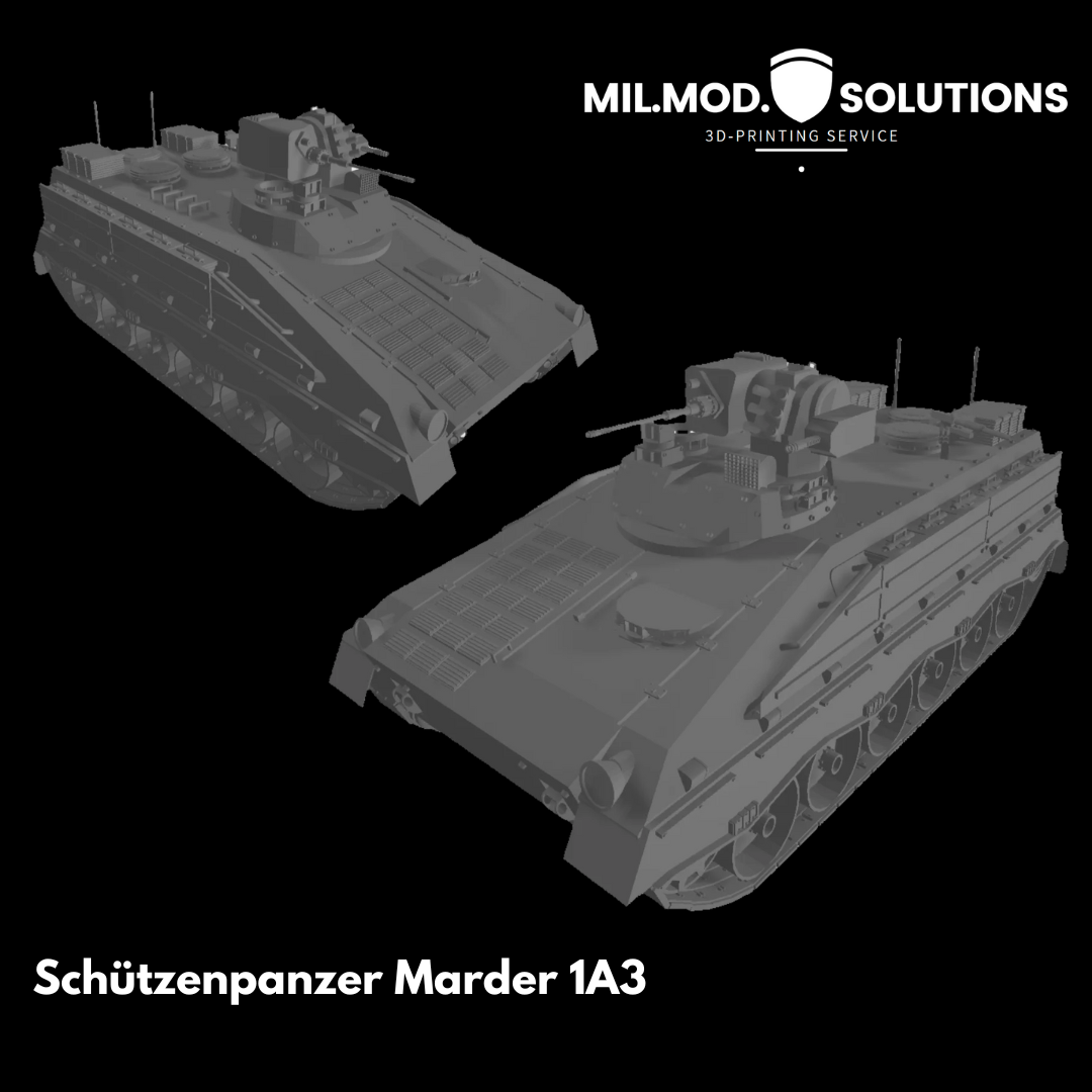 Marder 1a3 blindado pessoal transportadora 3D print model - Mito3D