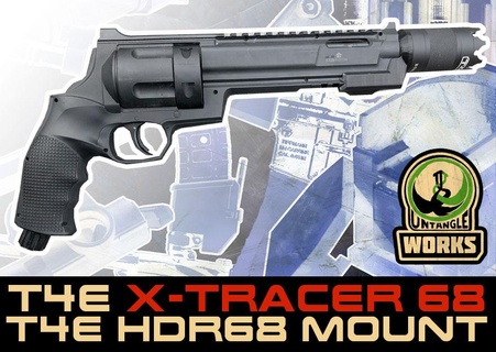marex t4e xt68 tracer 68 hdr68 Tracer montieren Paintball magfed umarex xtracer68 3d print model - Mito3D