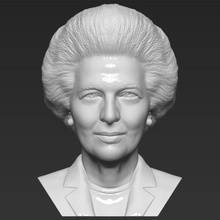 margaret thatcher 3d baskı hazır stl n biçimleri baskın sanat Soğuk Savaş Birleşik Krallık siyaset politikacı İngiltere Kraliçe elizabeth diana winston churchill trump brexit boris johnson 3d print model - Mito3D