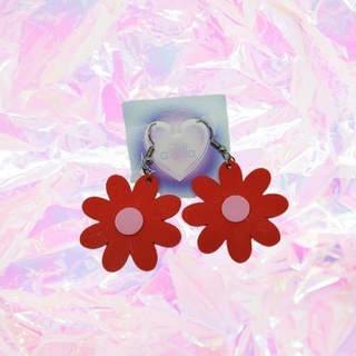Margarita bijoux fleur fleurs attendez boucles 39 oreilles 3d print model - Mito3D