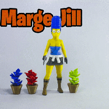 margarine jill Jeu simpsons Homère Némésis résident mal Lisa bart maggie 3d print model - Mito3D