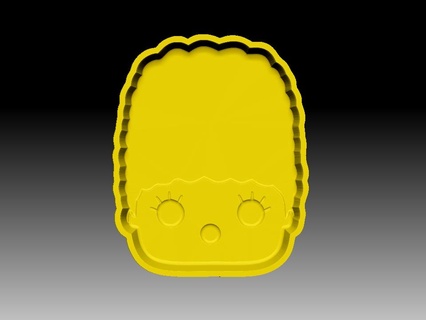 marge simpson bath bomb mold bathbombs bathbomb shampoo solid soap press mould margesimpson simpsons thesimpsons 3d print model - Mito3D