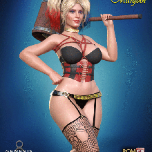 margoth genesis 8 female - daz studio character g8f morphs body 3d print model - Mito3D