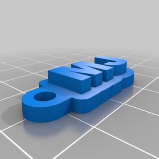 Maria Jose özelleştirilmiş anahtarlık 3d print model - Mito3D