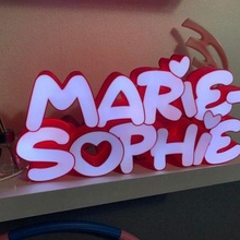 marie-sophie licht lampe 3d print model - Mito3D