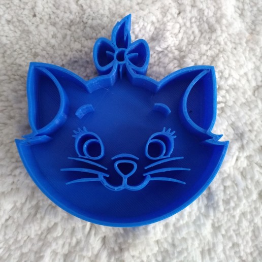 marie - cookie cutter aristocats cat home cutters cute streets 3D print model - Mito3D