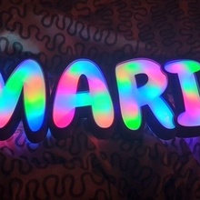 Marie LED 3d print model - Mito3D