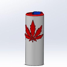 marijuana lighter case 3d print model - Mito3D