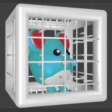 marill pokemon 183 art water fee married cage new manga mouse 3d print model - Mito3D