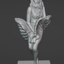 marilyn gandalf arte moonroe mr argolas senhor 3d print model - Mito3D