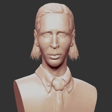 marilyn Manson arte stella rock cantante penta studio 3d print model - Mito3D
