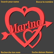 Marina cœur Cupidon l'amour amour Saint Valentin jch saint valentin amoureux in journée 3d print model - Mito3D