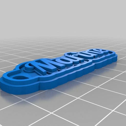marina personalizado llaveros 3D print model - Mito3D
