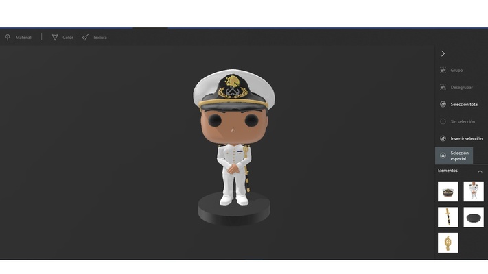 marino esercito messico funko militare navale soldato 3d print model - Mito3D