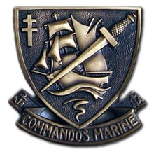 marine commandos beret badge army military national navy 3d print model - Mito3D