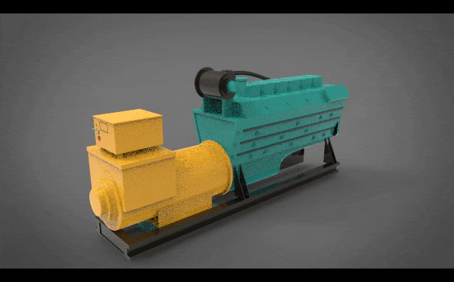 deniz dizel jeneratör gemi motor motosiklet yedek parça makine oto inme 3D print model - Mito3D