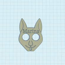 marine Schlüsselanhänger-Schutz home marina cat - Schutz keychain 3d print model - Mito3D