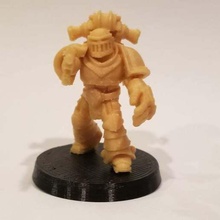 marine squad leader fist power game toy warhammer 40k 30k space marines 3d print model - Mito3D